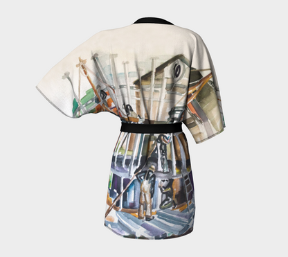 HW Construction Kimono Robe