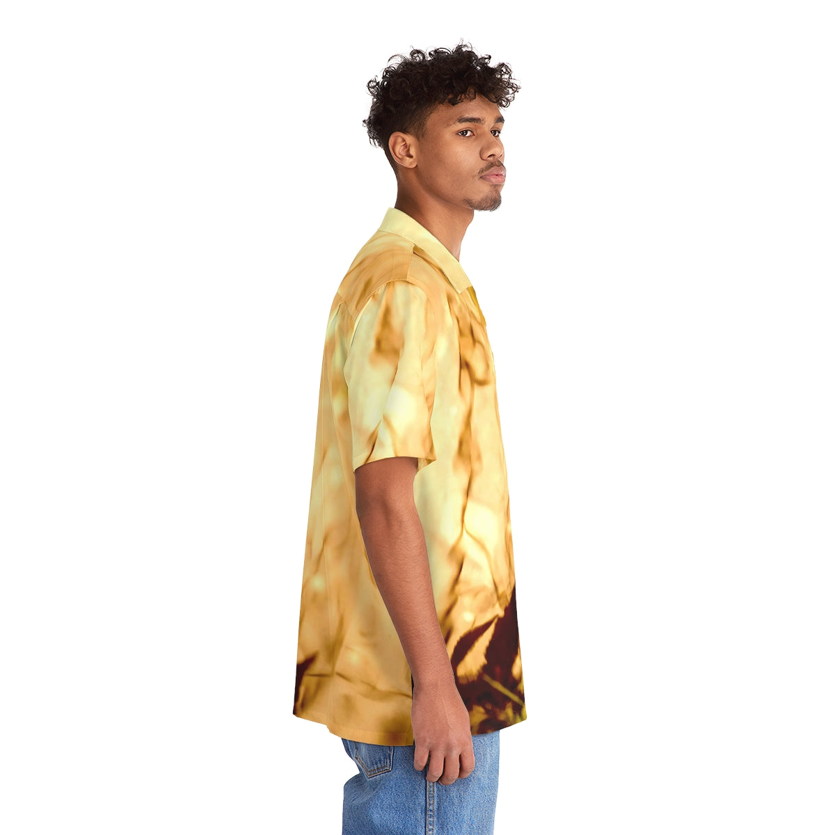 Golden Hour Men's Hawaiian Shirt (AOP)