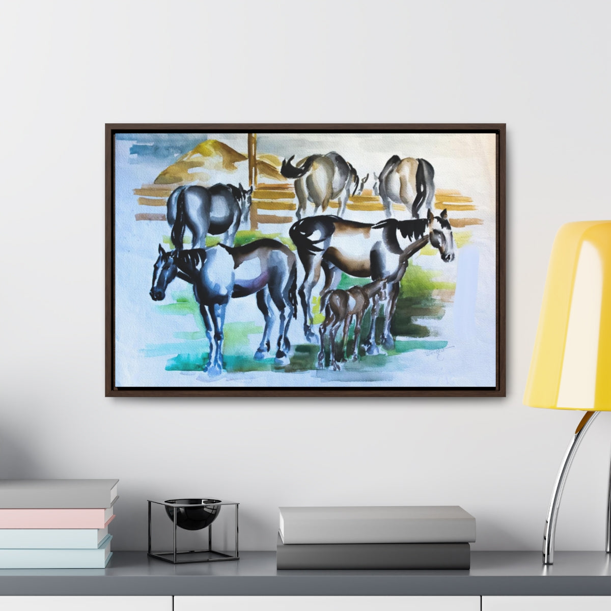 HW Horses Gallery Canvas Wraps, Horizontal Frame