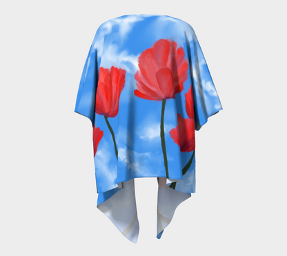 Song for the Sky Draped Kimono