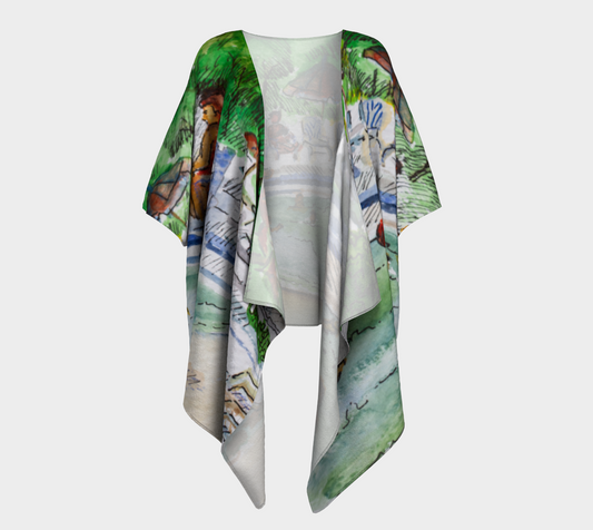 HW Pool Draped Kimono