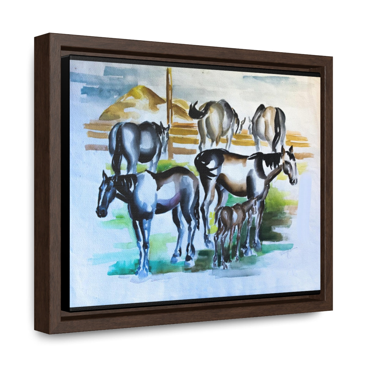 HW Horses Gallery Canvas Wraps, Horizontal Frame