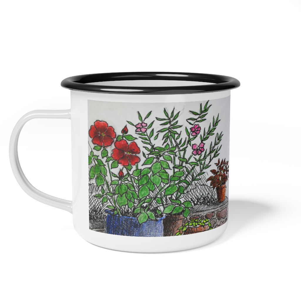 HW Porch Garden Enamel Camp Cup