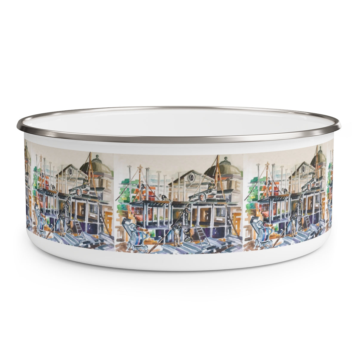 HW Construction Enamel Bowl