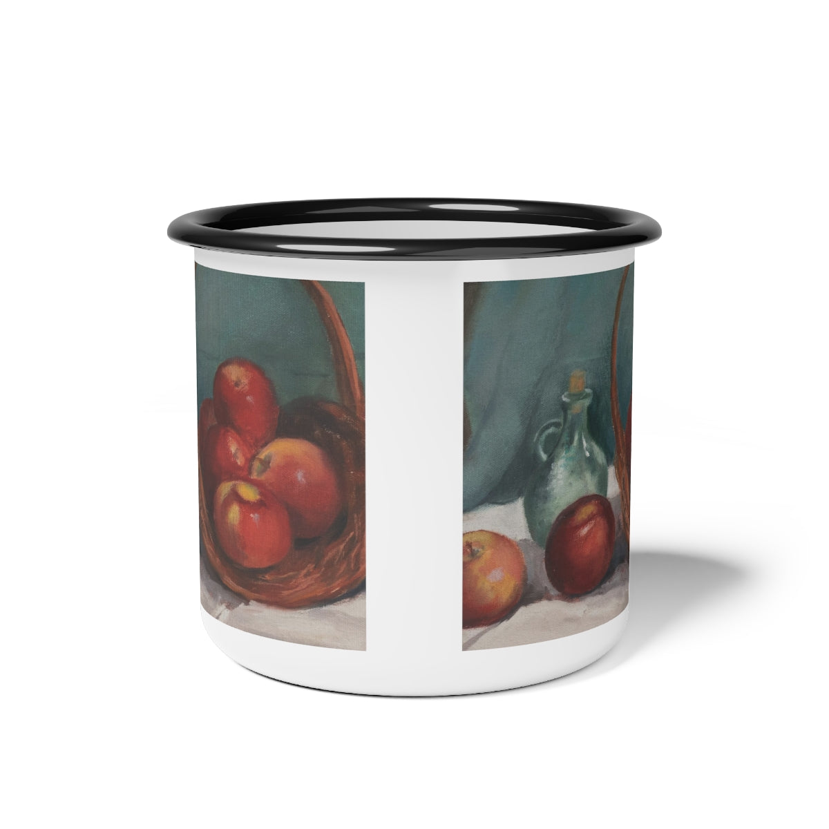 HW Apple Basket Enamel Camp Cup