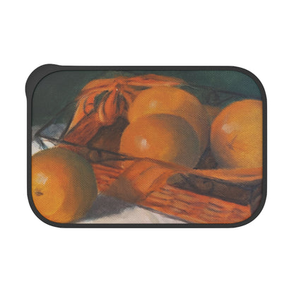 HW Orange Basket PLA Bento Box with Band and Utensils