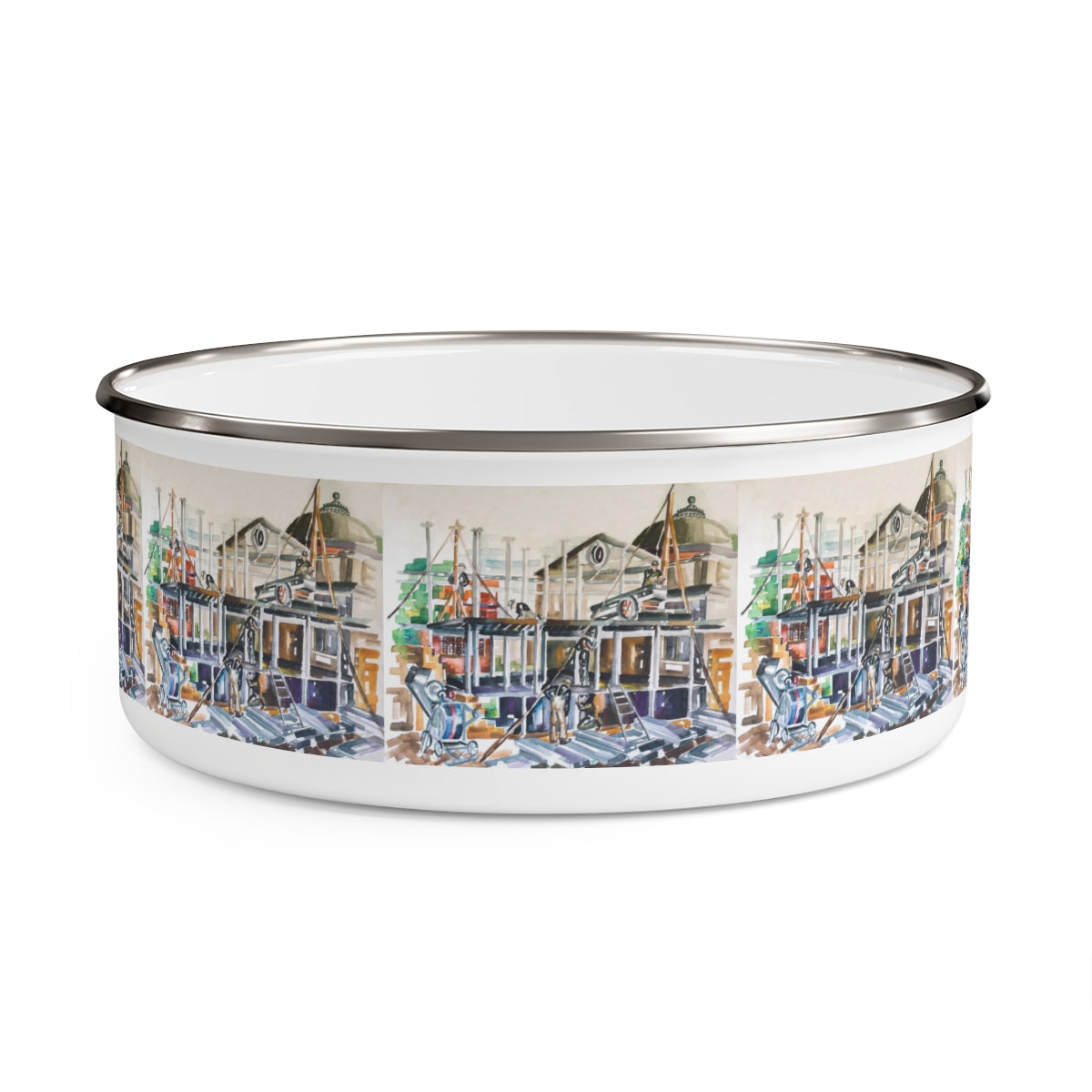 HW Construction Enamel Bowl