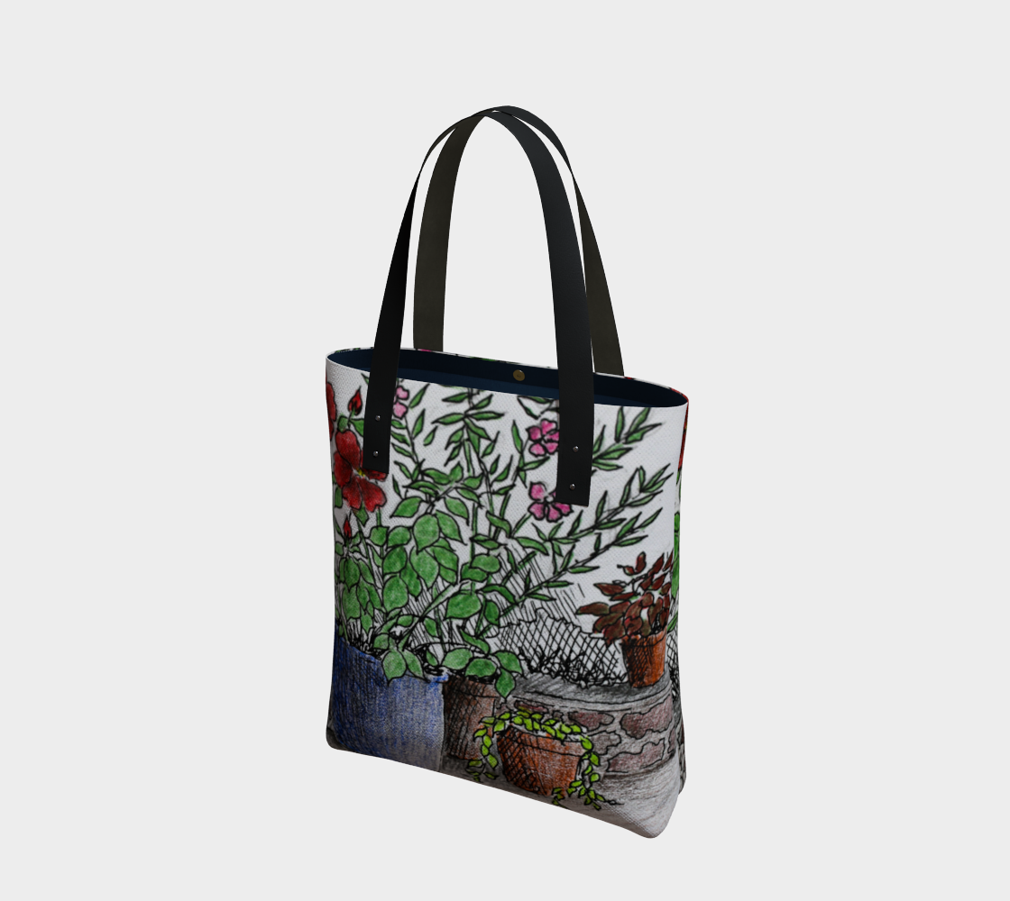 HW Porch Garden Tote Bags