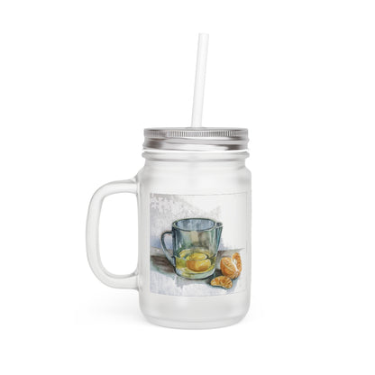 HW Citrus Mason Jar Glass